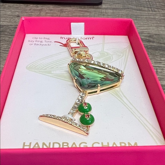 Whimsical Martini 🍸 Bag Charm - Picture 4 of 6